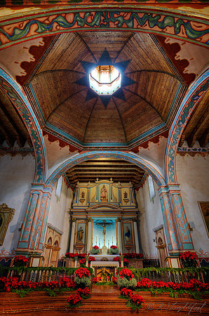 MSLR Sanctuary Ceiling Christmas 2009 6371