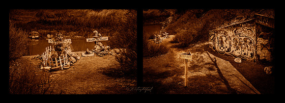 Memorials Diptych: How did they die here?