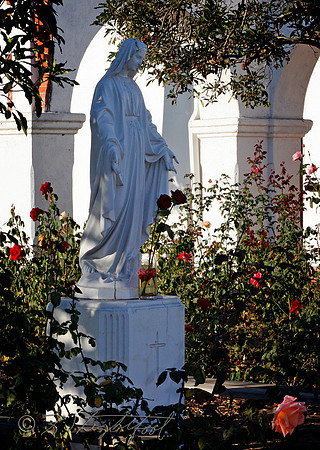 Madonna in the Rose Garden