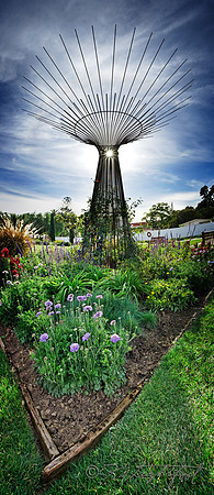 Rose Tower Vertical Panorama